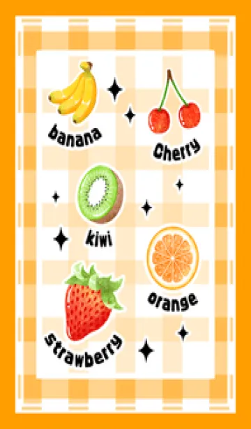 [LINE着せ替え] フルーツ -orange-の画像1