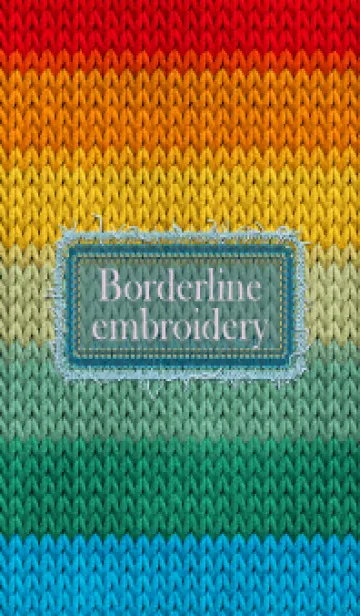 [LINE着せ替え] Borderline embroidery 30の画像1