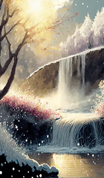 [LINE着せ替え] 優美な冬の風景の着せかえ(Winter-2386)の画像1