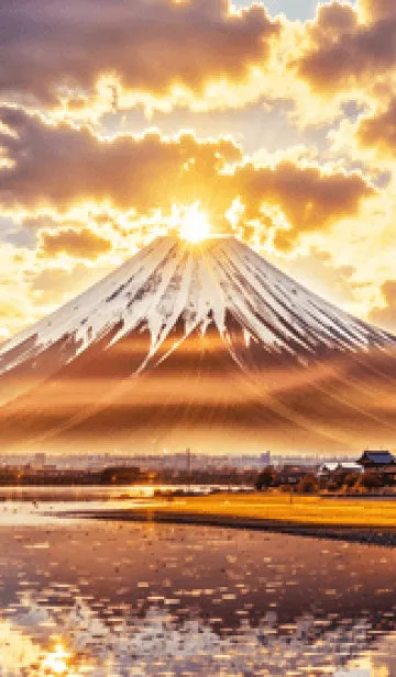 [LINE着せ替え] 最高最強風水 幸運の富士山 14の画像1