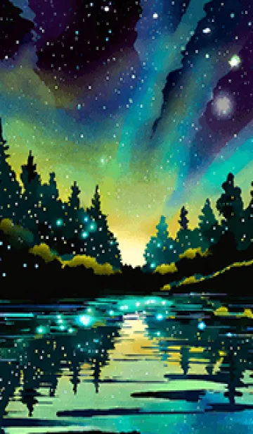 [LINE着せ替え] 穏やかな夜景の着せかえ/507の画像1