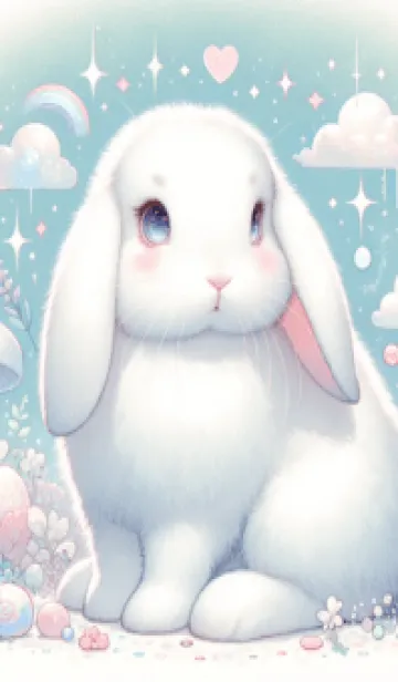 [LINE着せ替え] 夢可愛いロップイヤーワンダーランドの画像1