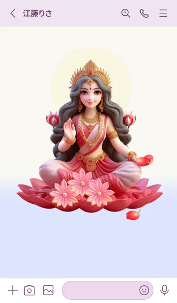 [LINE着せ替え] Lakshmi, business, wealth,,の画像2