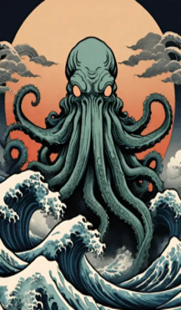 [LINE着せ替え] 浮世絵クトゥルフ 94の画像1