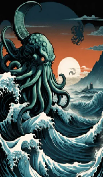 [LINE着せ替え] 浮世絵クトゥルフ 87の画像1