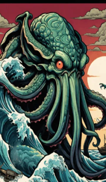 [LINE着せ替え] 浮世絵クトゥルフ 84の画像1