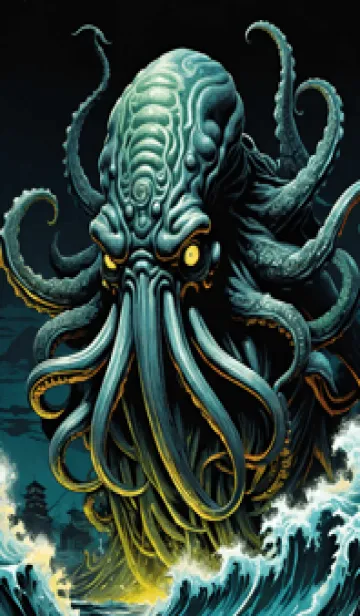 [LINE着せ替え] 浮世絵クトゥルフ 88の画像1