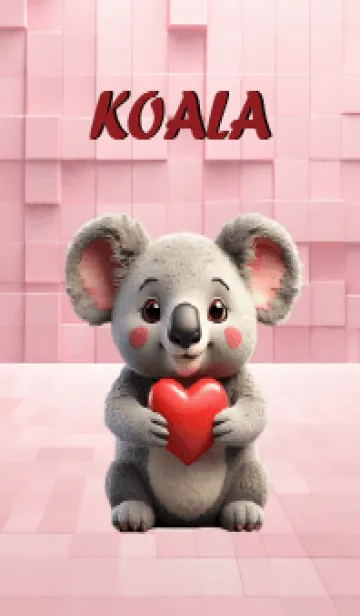 [LINE着せ替え] Koala In Love Theme (JP)の画像1
