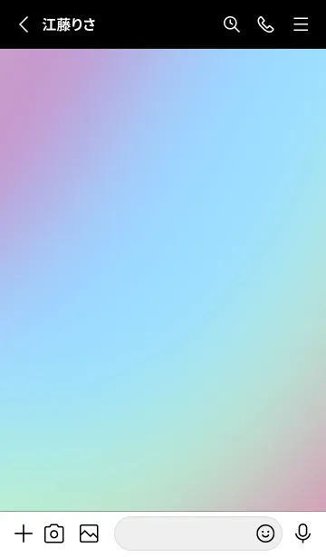 [LINE着せ替え] パステル グラデーション 2の画像2