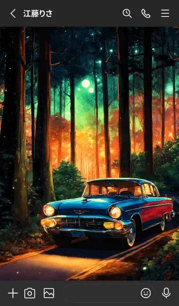 [LINE着せ替え] クラシックカー V.15の画像2