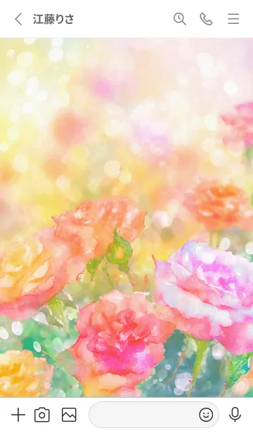 [LINE着せ替え] 薔薇(バラ)の花の着せかえ(R2453)の画像2