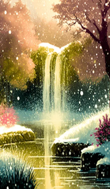 [LINE着せ替え] 優美な冬の風景の着せかえ(Winter-2393)の画像1