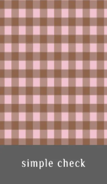 [LINE着せ替え] シンプル チェック 79の画像1