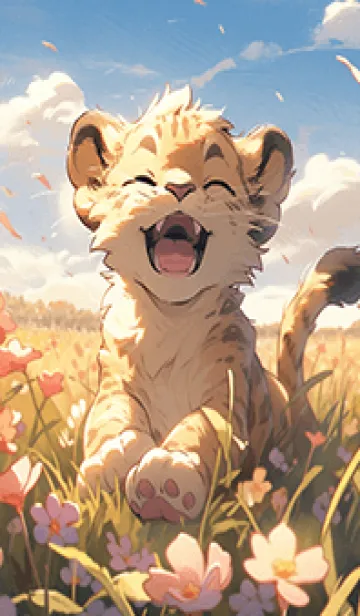 [LINE着せ替え] Handsome and cute-Lion 1の画像1