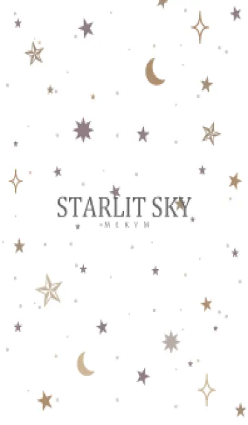 SIMPLE STARLIT SKY WHITE - MEKYM 31の着せ替えメイン画像