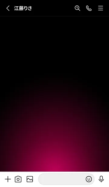 [LINE着せ替え] MAGENTA RED LIGHT ICON THEME 2の画像2