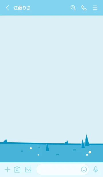 [LINE着せ替え] シンプルかわいい！長草くんLINE着せ替えの画像2