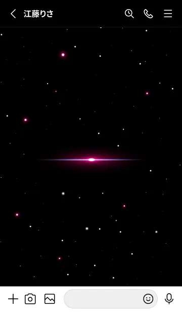 [LINE着せ替え] Starry Sky -BLOOD RED STAR-の画像2