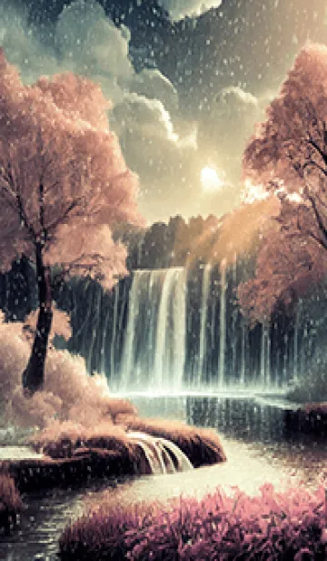 [LINE着せ替え] 優美な冬の風景の着せかえ(Winter-2423)の画像1