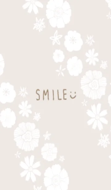 [LINE着せ替え] 白い花々2 斜め21の画像1