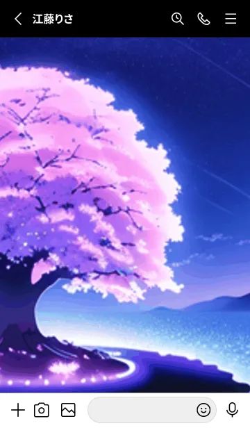 [LINE着せ替え] 冬のサクラ #CEVbA05。の画像2