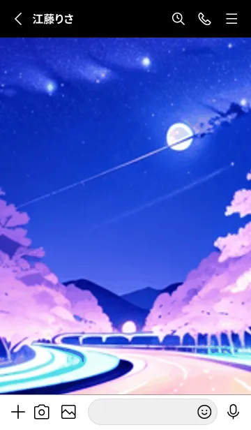 [LINE着せ替え] 冬のサクラ #CEVbA010。の画像2