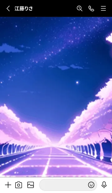 [LINE着せ替え] 冬のサクラ #CEVbA06。の画像2