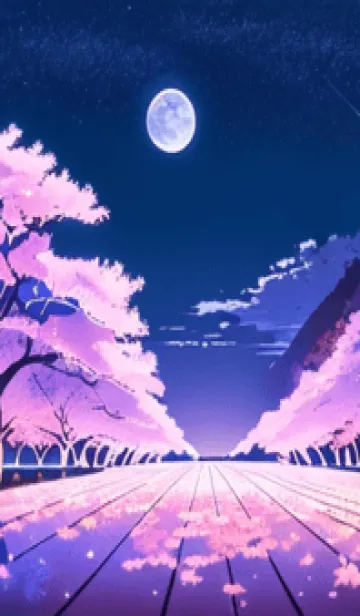 [LINE着せ替え] 冬のサクラ #CEVbA016。の画像1