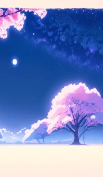 [LINE着せ替え] 冬のサクラ #CFHI03。の画像1