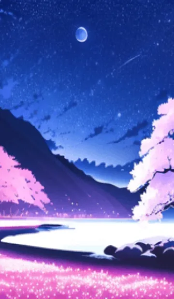 [LINE着せ替え] 冬のサクラ #CFHI07。の画像1