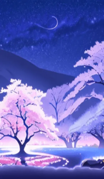 [LINE着せ替え] 冬のサクラ #CFHI06。の画像1