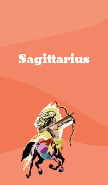 [LINE着せ替え] red & yellow いて座の画像1