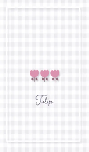 [LINE着せ替え] violetナチュラルなチューリップ04_1の画像1