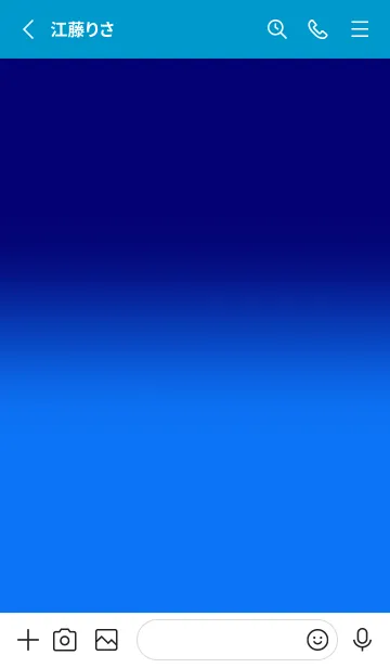 [LINE着せ替え] Deep Blue & Deep Sky Blue V7 (JP)の画像2