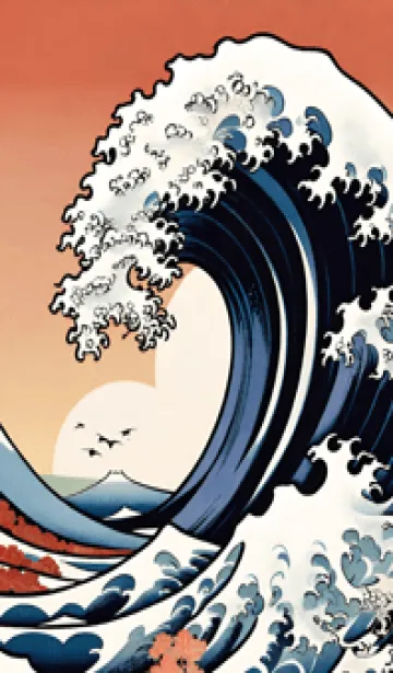 [LINE着せ替え] 浮世絵クジラ 54の画像1