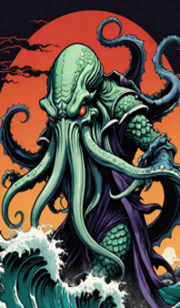 [LINE着せ替え] 浮世絵クトゥルフ 107の画像1