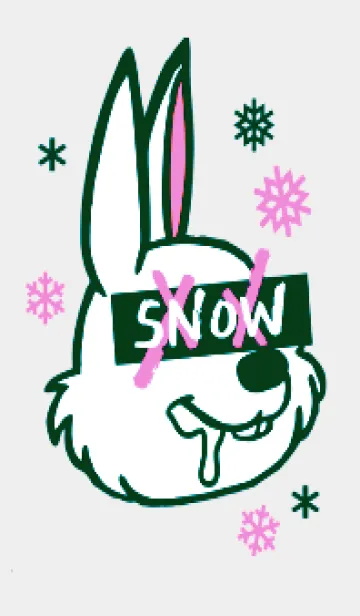 [LINE着せ替え] スノーラビット .67の画像1