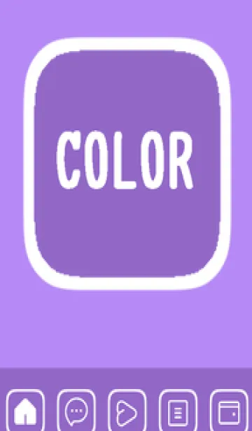[LINE着せ替え] purple color B51の画像1