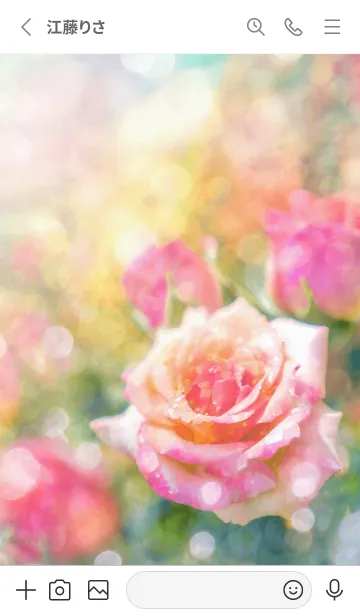 [LINE着せ替え] 薔薇(バラ)の花の着せかえ(R2473)の画像2