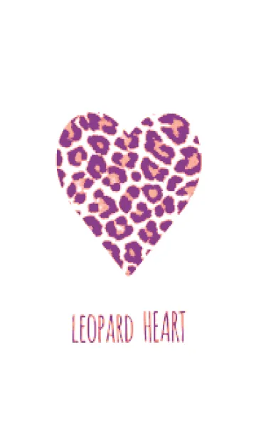 [LINE着せ替え] レオパード ハート 261の画像1