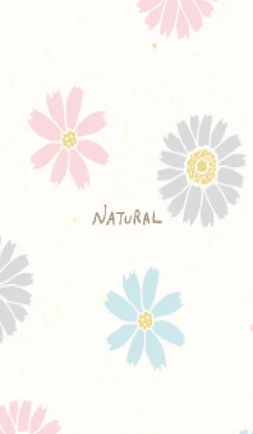 [LINE着せ替え] 花3種 ふわりの画像1