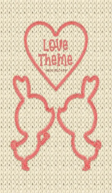 [LINE着せ替え] Love Theme Embroidery 70の画像1