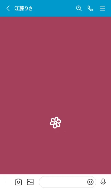 [LINE着せ替え] ミニ フラワー .229の画像2