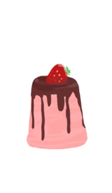 [LINE着せ替え] 苺チョコの画像1
