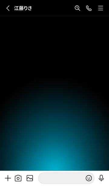 [LINE着せ替え] ATLANTICO BLUE LIGHT ICON THEME 2の画像2