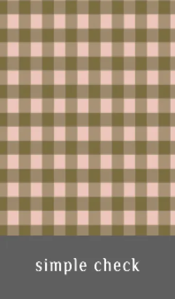 [LINE着せ替え] シンプル チェック 80の画像1