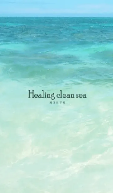 [LINE着せ替え] Healing clean sea 30の画像1