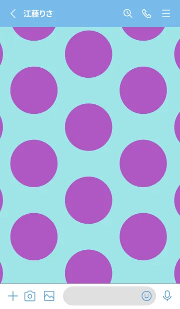 [LINE着せ替え] ドット _15の画像2