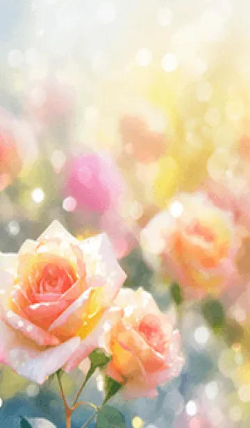 [LINE着せ替え] 薔薇(バラ)の花の着せかえ(R2490)の画像1