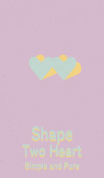 [LINE着せ替え] 2ハートのきせかえ パステルの画像1